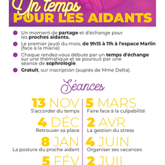 Un temps pour les aidants