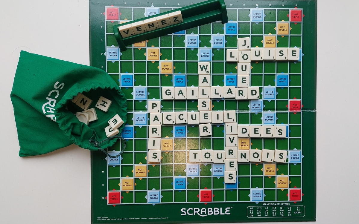 scrabble avec mots liés au tournoi