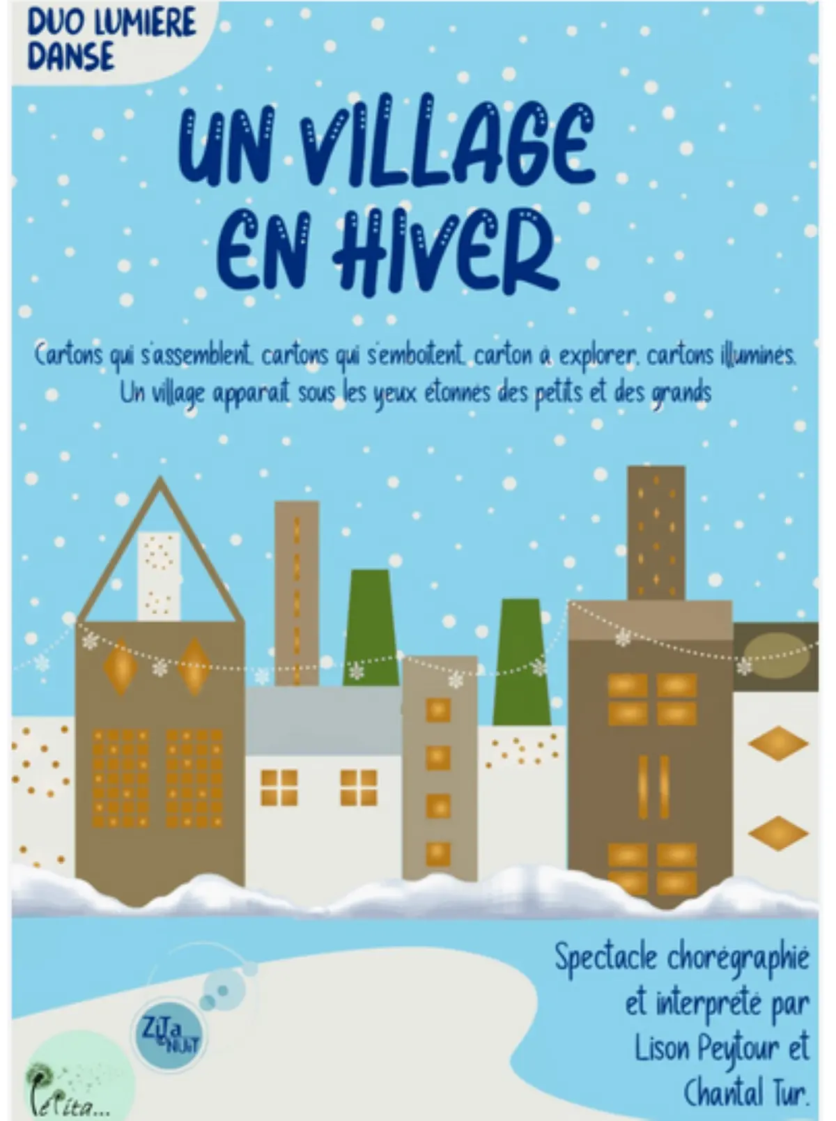 Un village en hiver