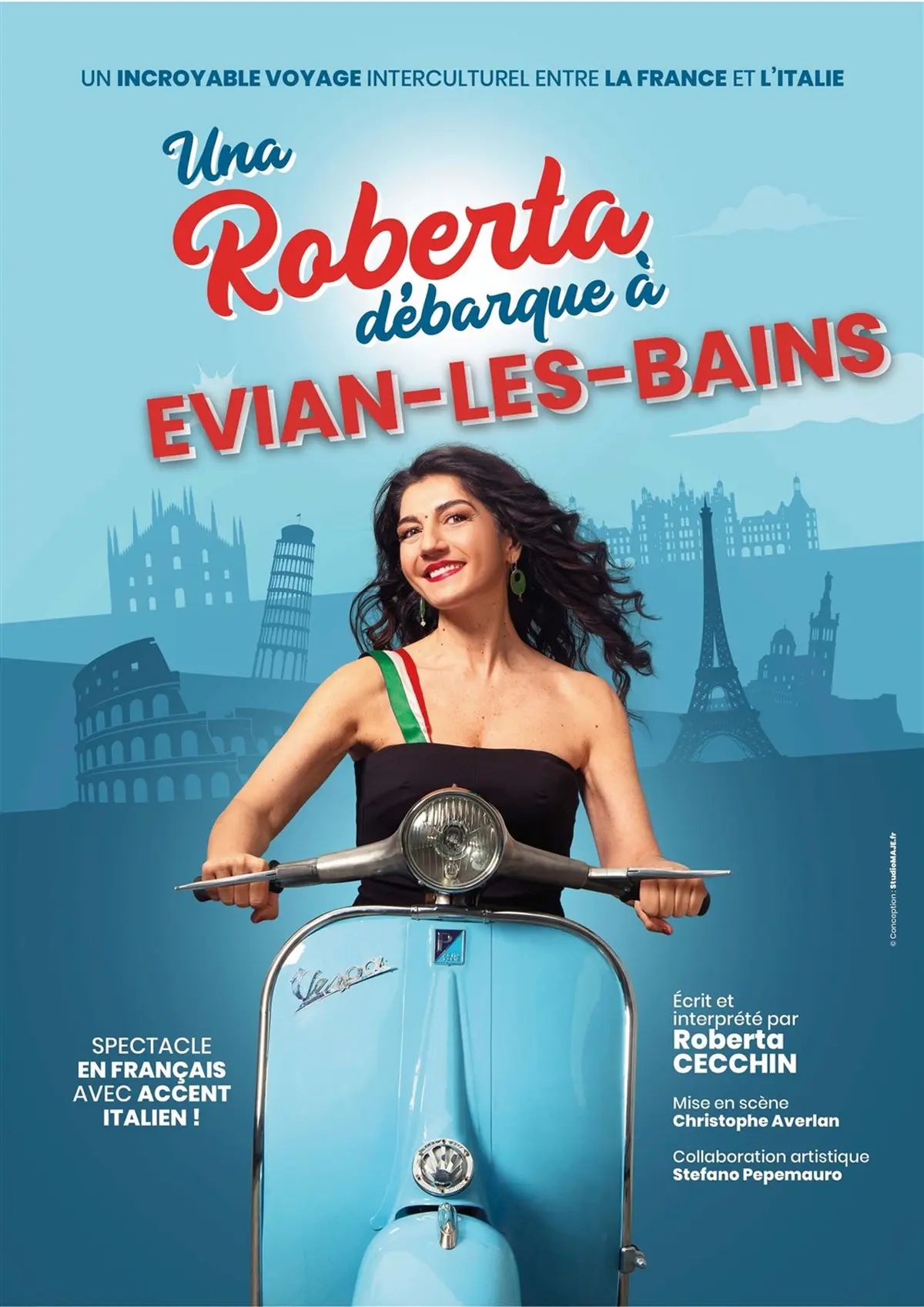 Una Roberta débarque à Evian-les-Bains
