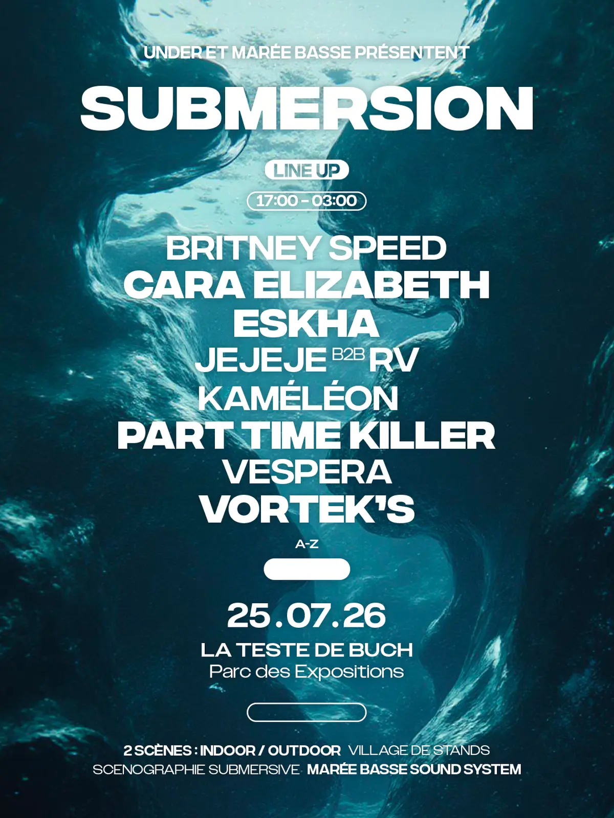 UNDER EVENTS x MARÉE BASSE