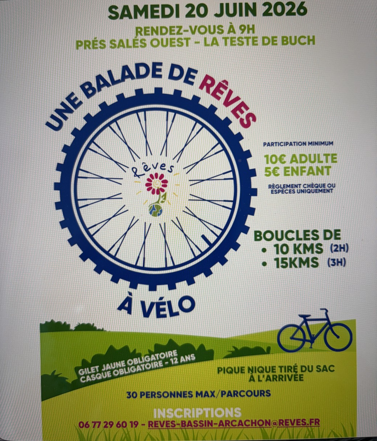 Une balade de rêves à vélo