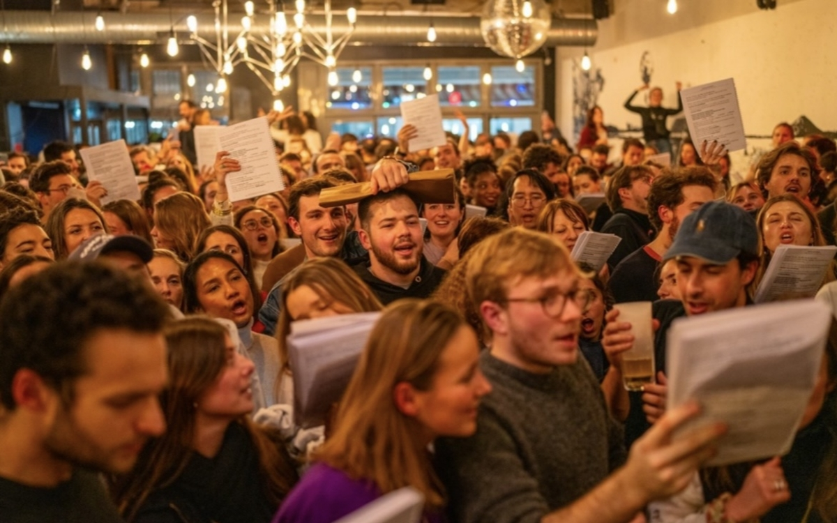 Une chorale pop participative où tout le monde donne de la voix !