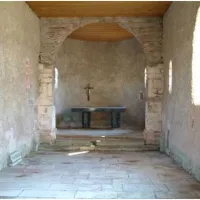 Une des dernières parties quasiment intactes du château de Guirbaden&nbsp;: la chapelle St Jean DR