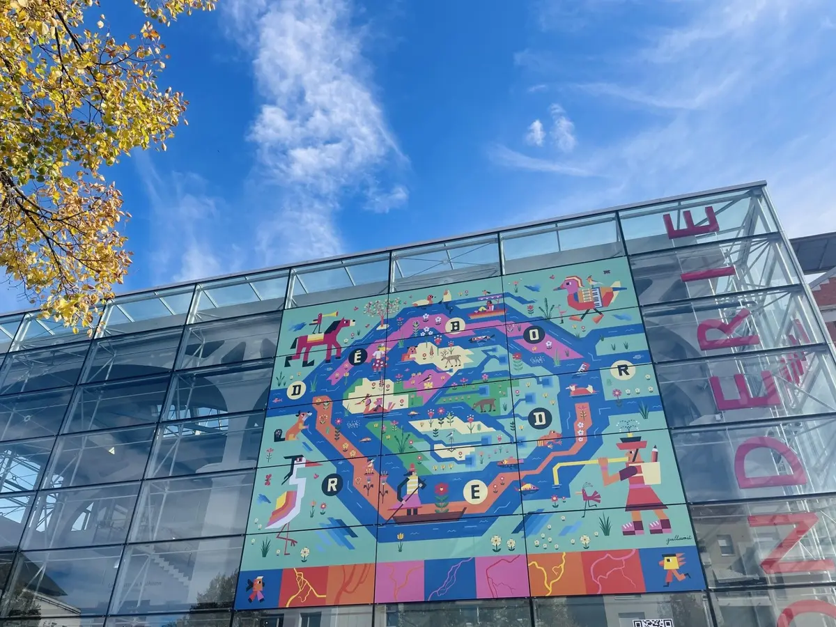 La fameuse fresque, visible jusqu'en décembre