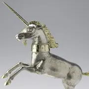 Une licorne en argent de Mulhouse en exposition au musée de Cluny