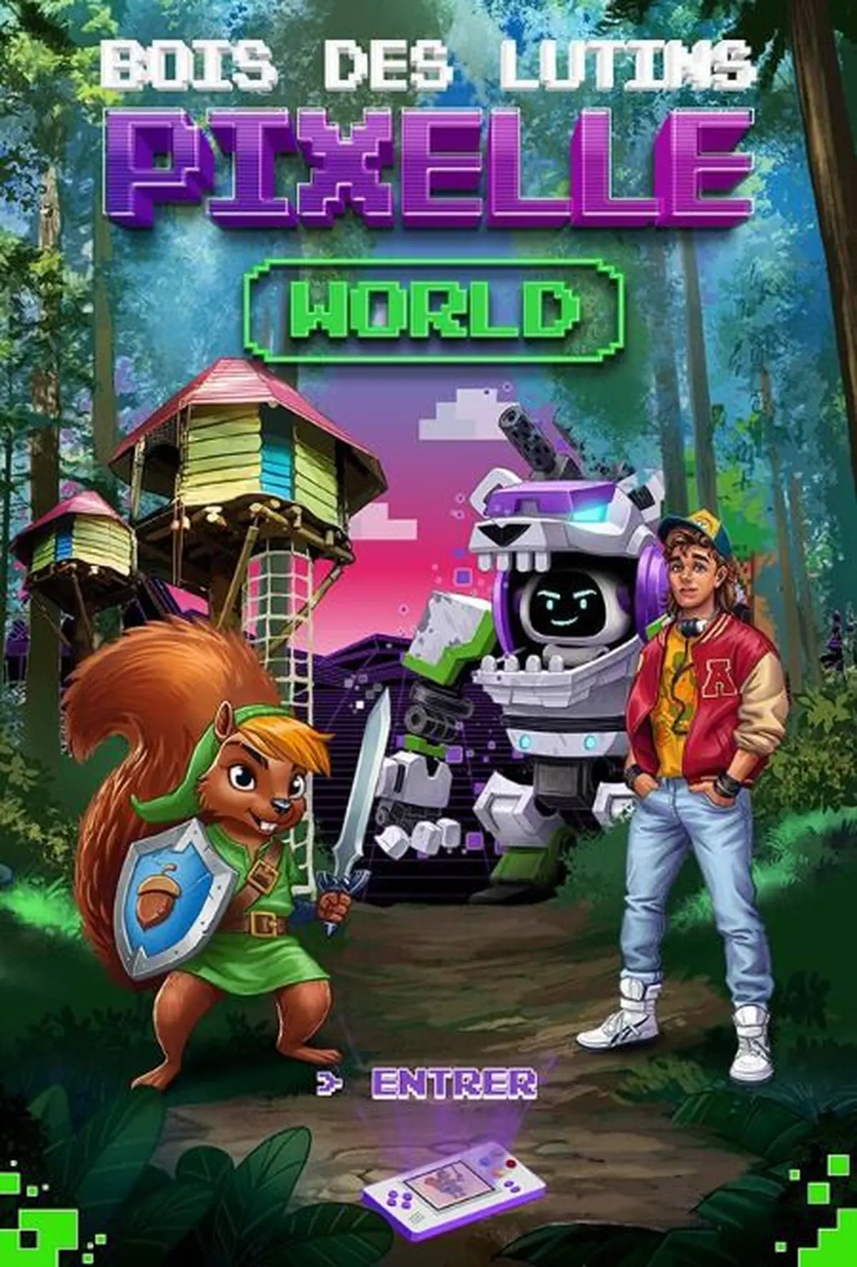 Une nouvelle activité pour les familles : Pixelle World au Bois des Lutins