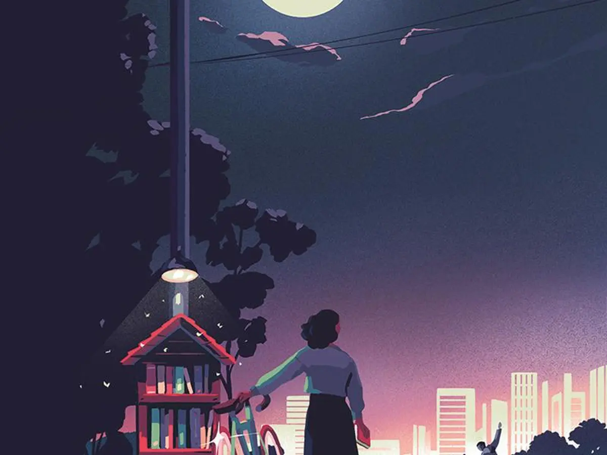 Une nuit à la médiathèque