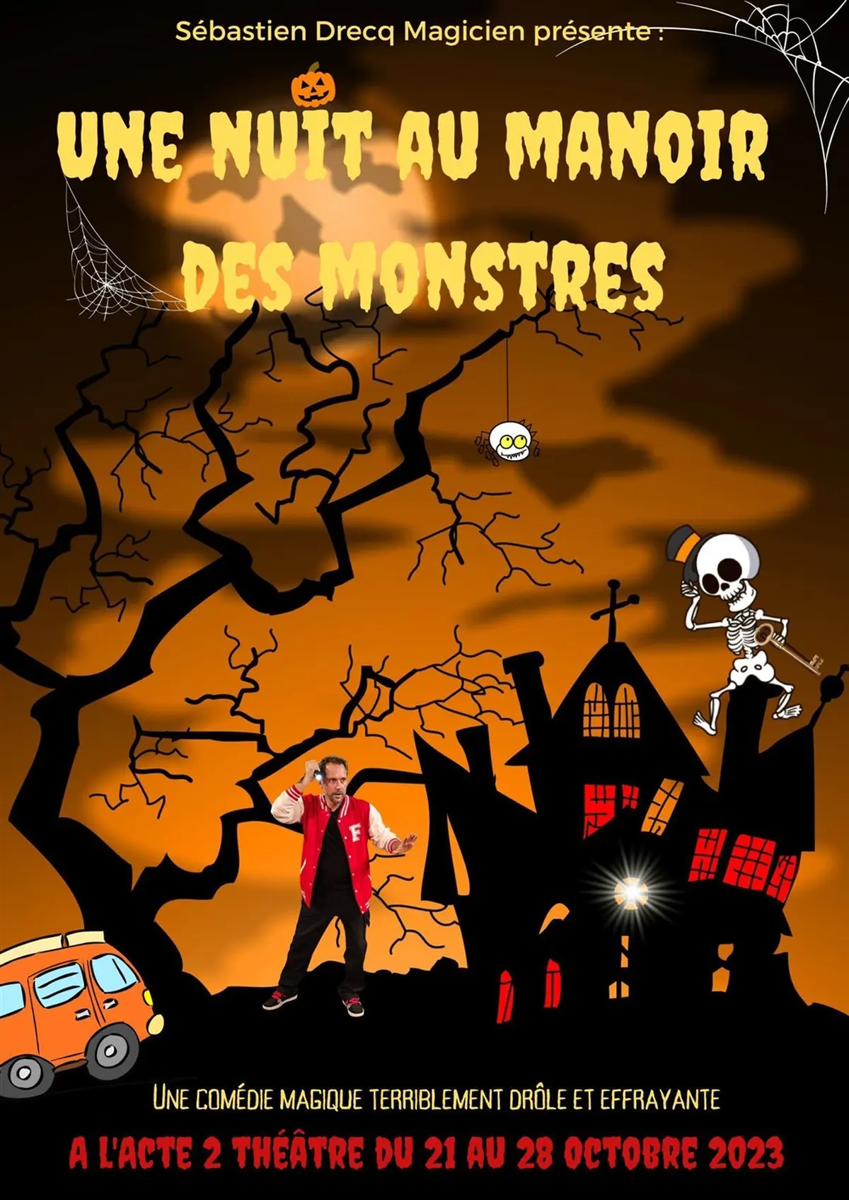 Une nuit au manoir des monstres