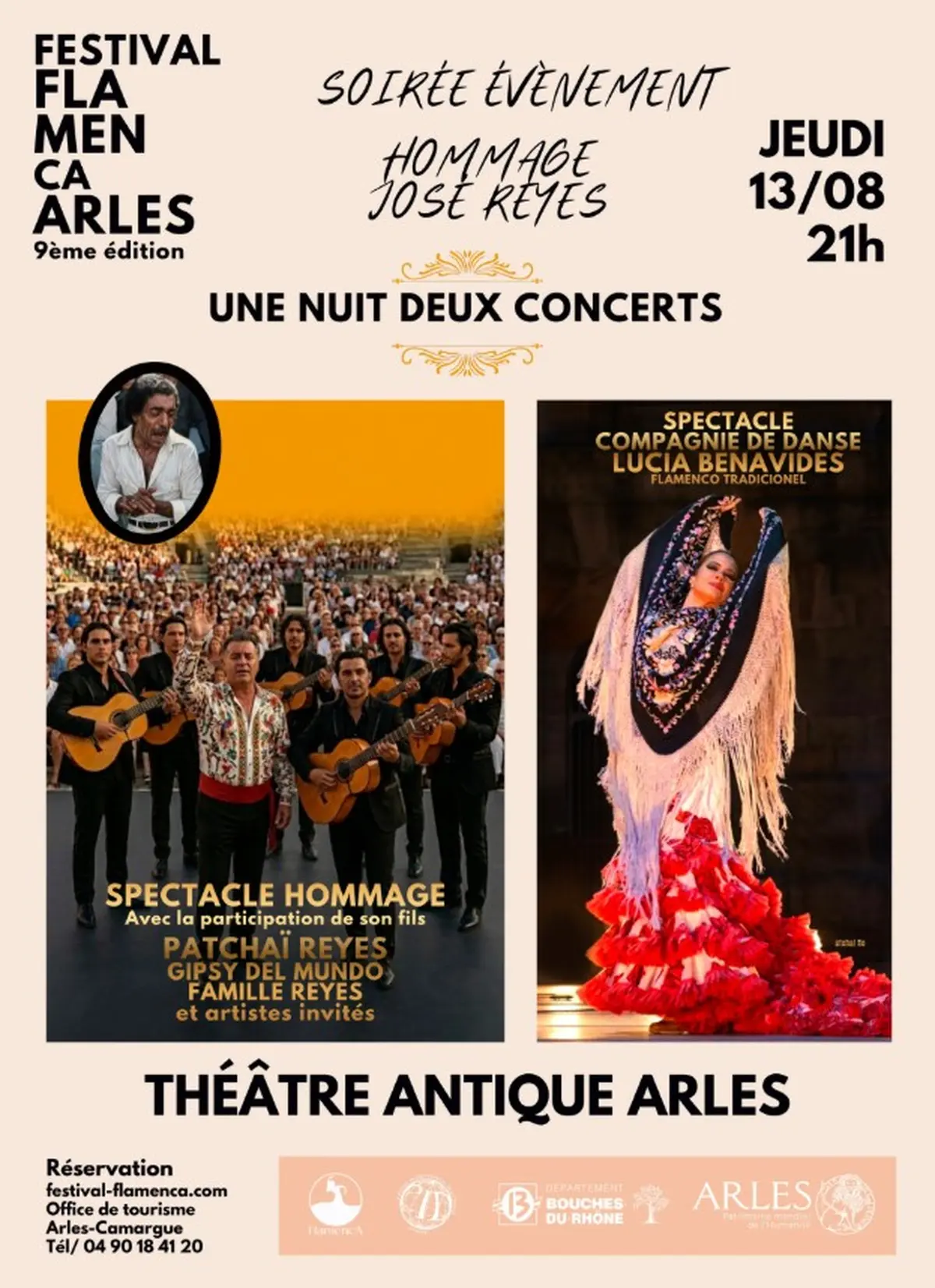 Une nuit magique au Théâtre Antique d'Arles : Hommage à José Reyes