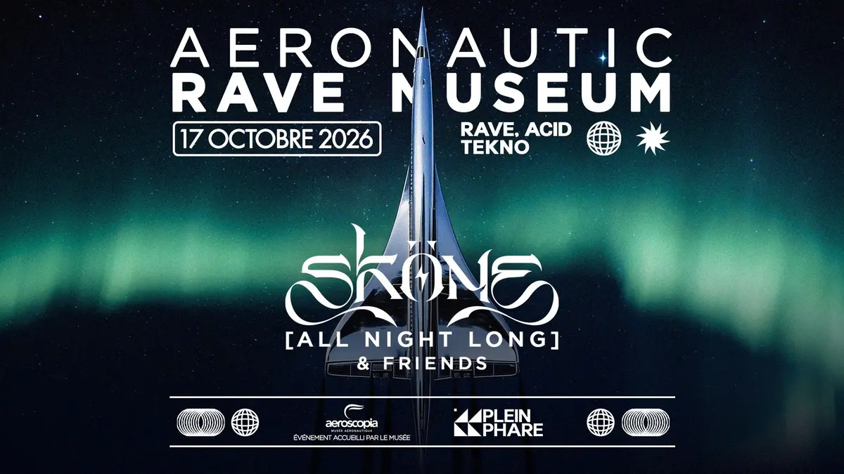 Une rave toute la nuit sous le Concorde et l'A380 au musée Aeroscopia près de Toulouse