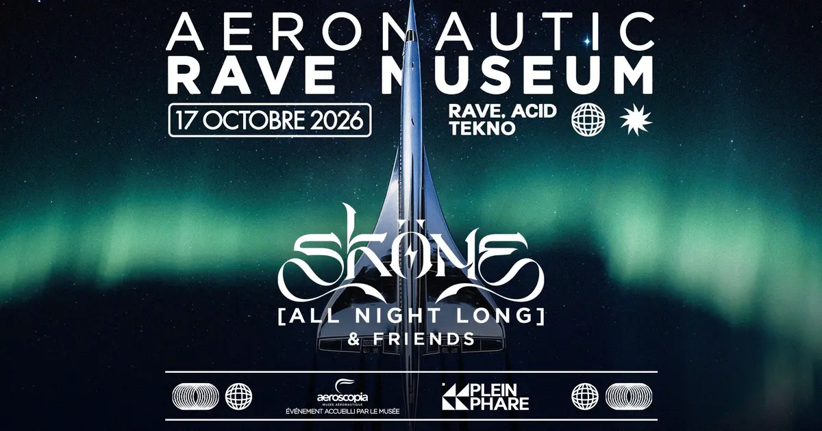 Une rave toute la nuit sous le Concorde et l'A380 au musée Aeroscopia près de Toulouse