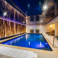 L'Espace Détente avec sa piscine intérieure chauffée DR