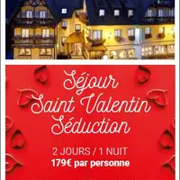 Un séjour pour la Saint Valentin 2026 DR