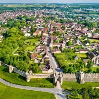 Une vue aérienne de Provins DR