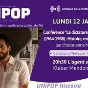 UNIPOP : conférence La dictature militaire au Brésil (1964-1988) - Histoire, mémoire et conflits