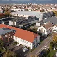 Vue aérienne du campus de l'IUT de Colmar DR