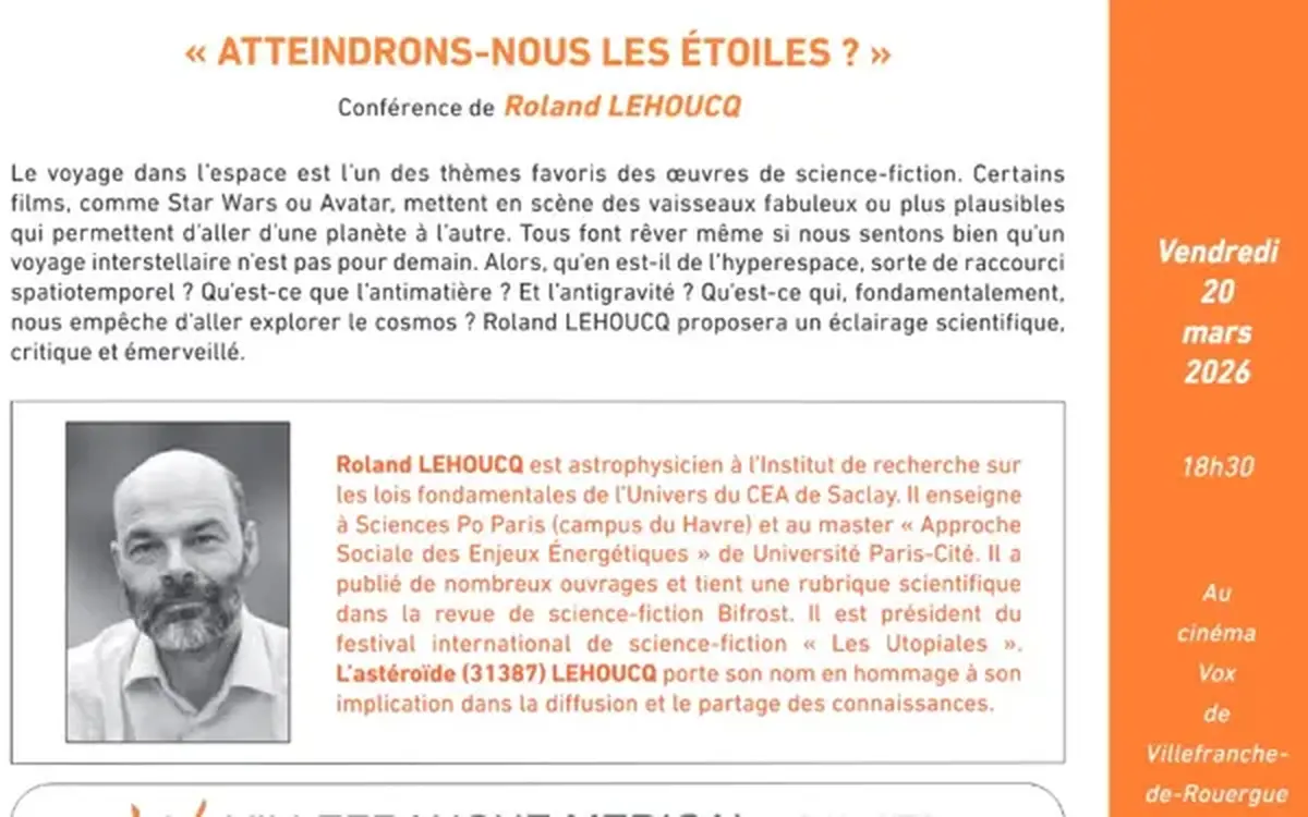 USP - Conférence : Atteindrons-nous les étoiles?