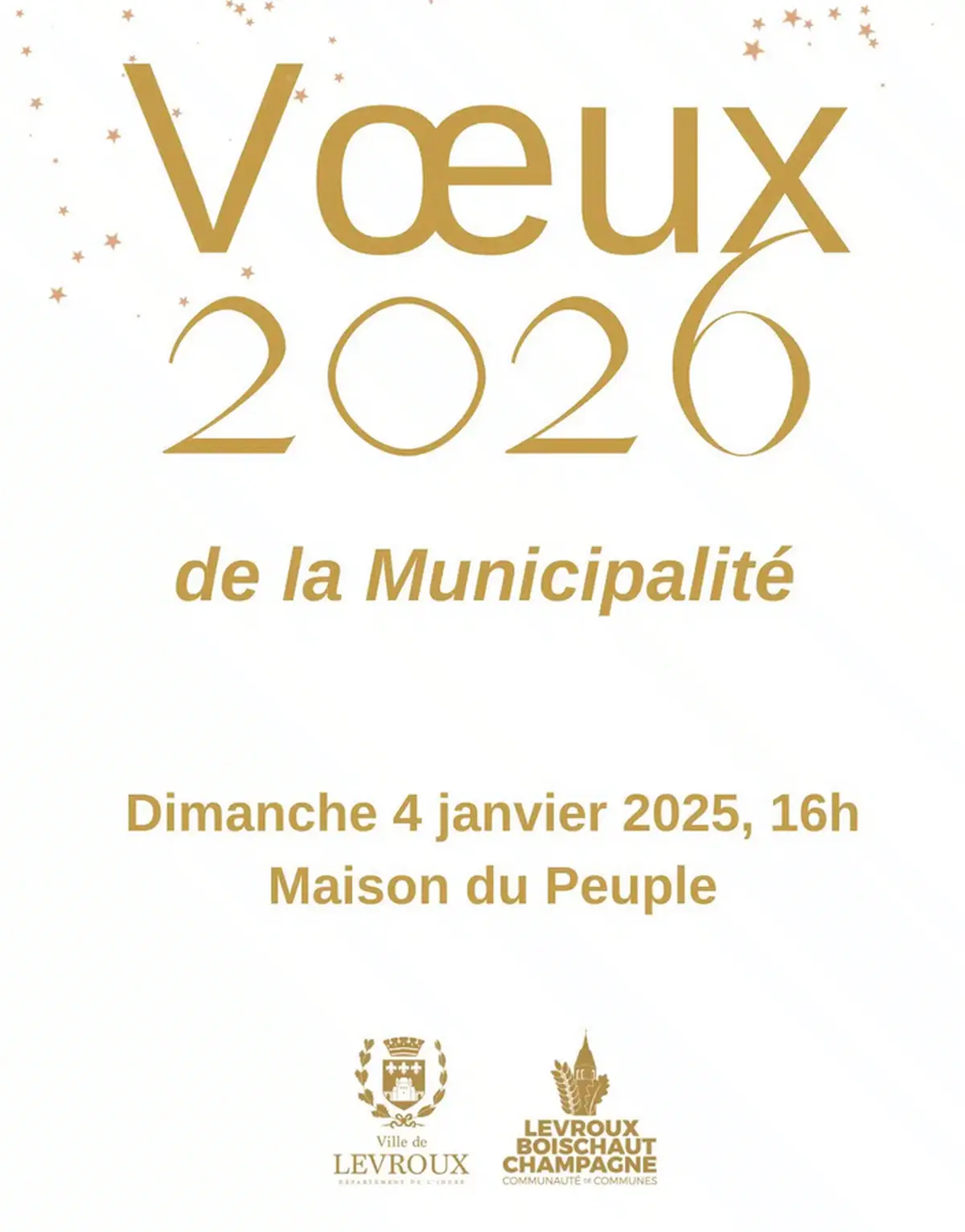 Vœux de la Municipalité 2026