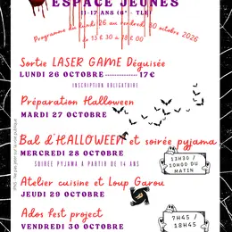 Vacances d'octobre à l'Espace jeunes à Cajarc