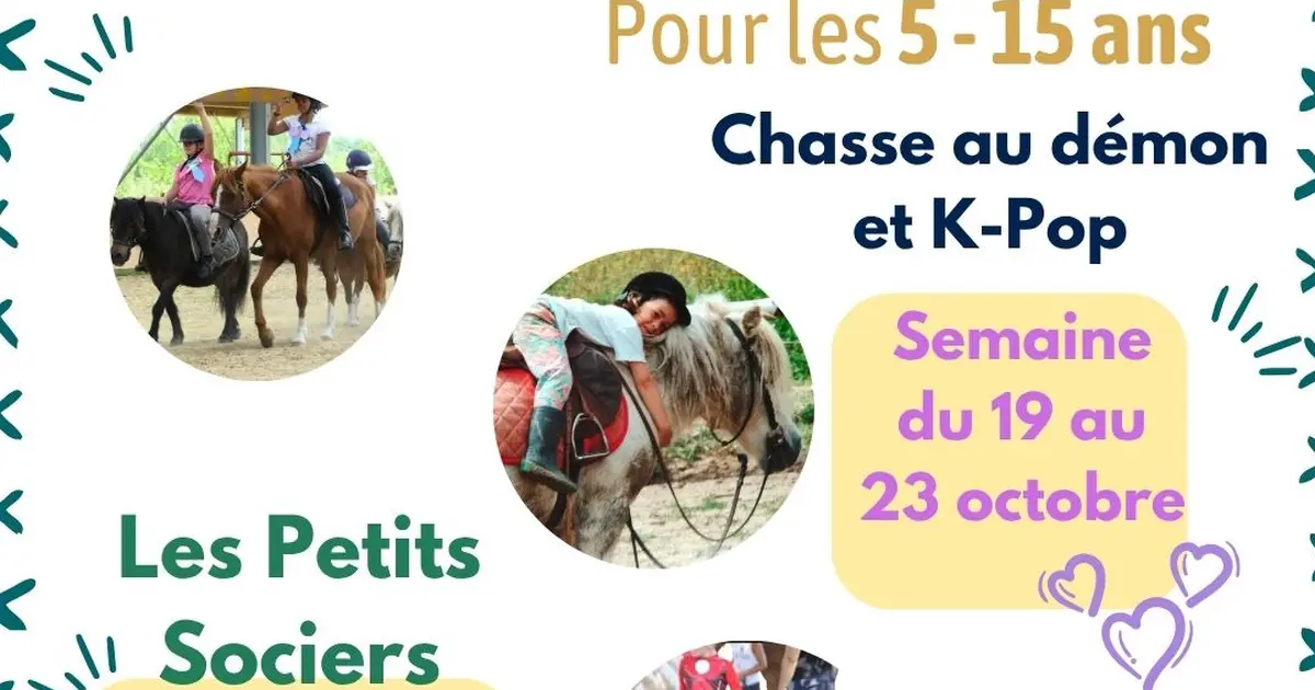 Vacances de la Toussaint - Stages enfants Touraine Cheval