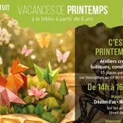 Vacances de Printemps à la Bibliothèque