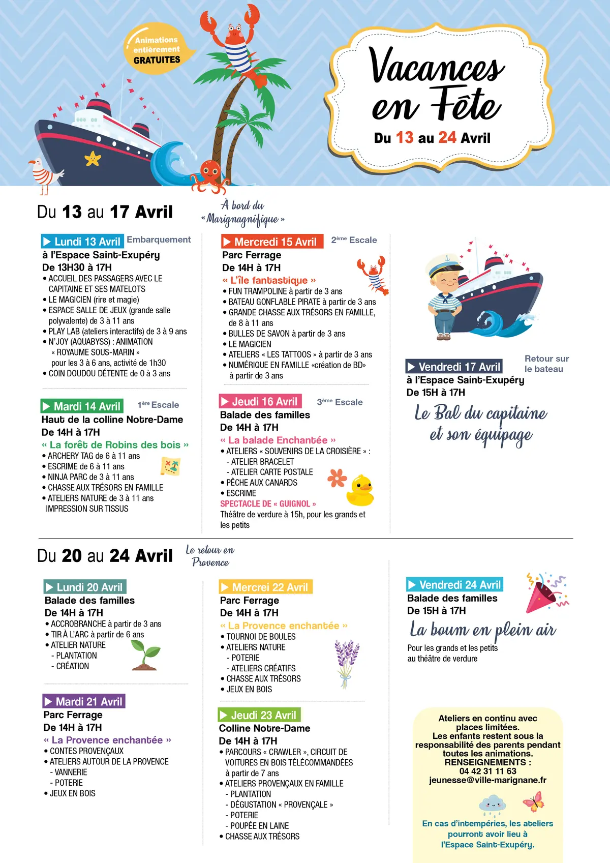 Vacances en fête !