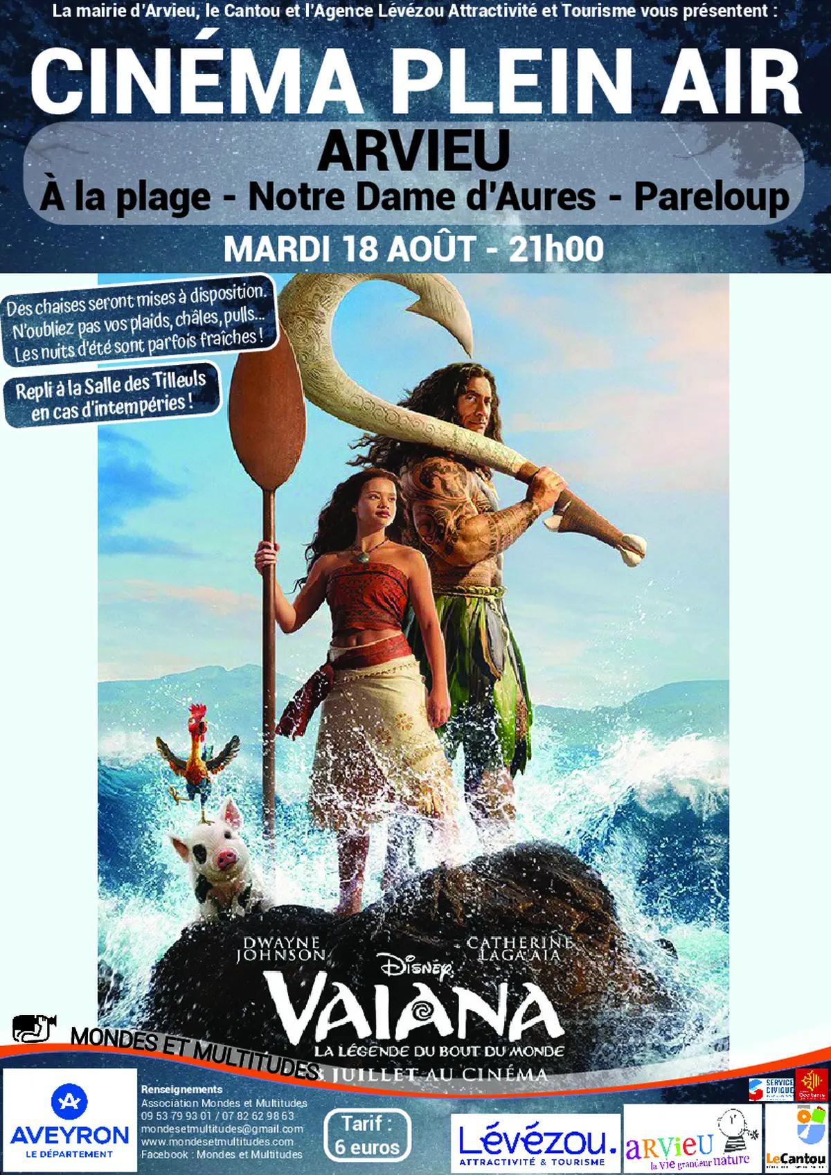 Vaiana - Cinéma plein air