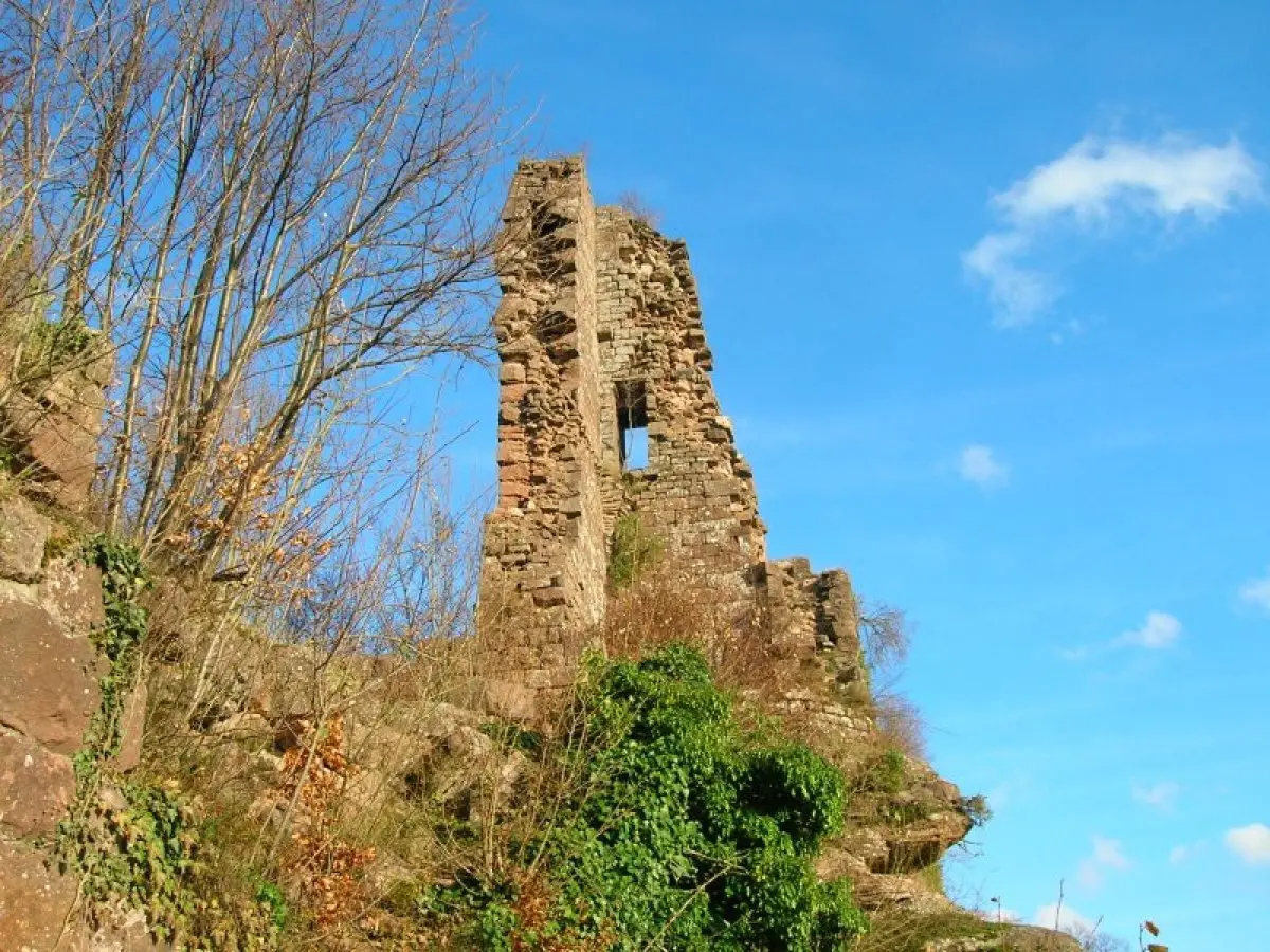 Vaste et ancien château, Guirbaden n'est aujourd'hui plus que le vestige de son passé.