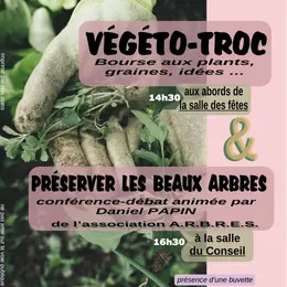 Végéto-troc et Conférence à Chalais