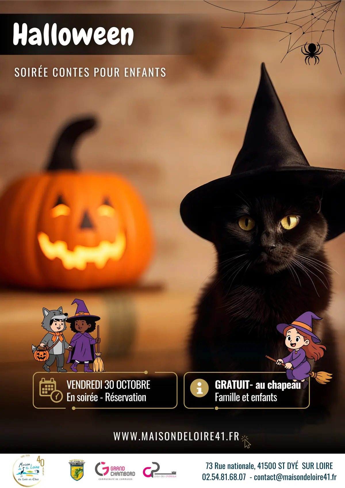 Veillée contes Halloween à Saint-Dyé-sur-Loire