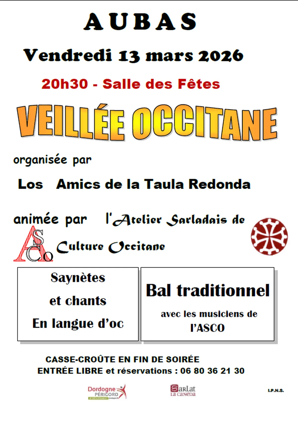 Veillée occitane à Aubas