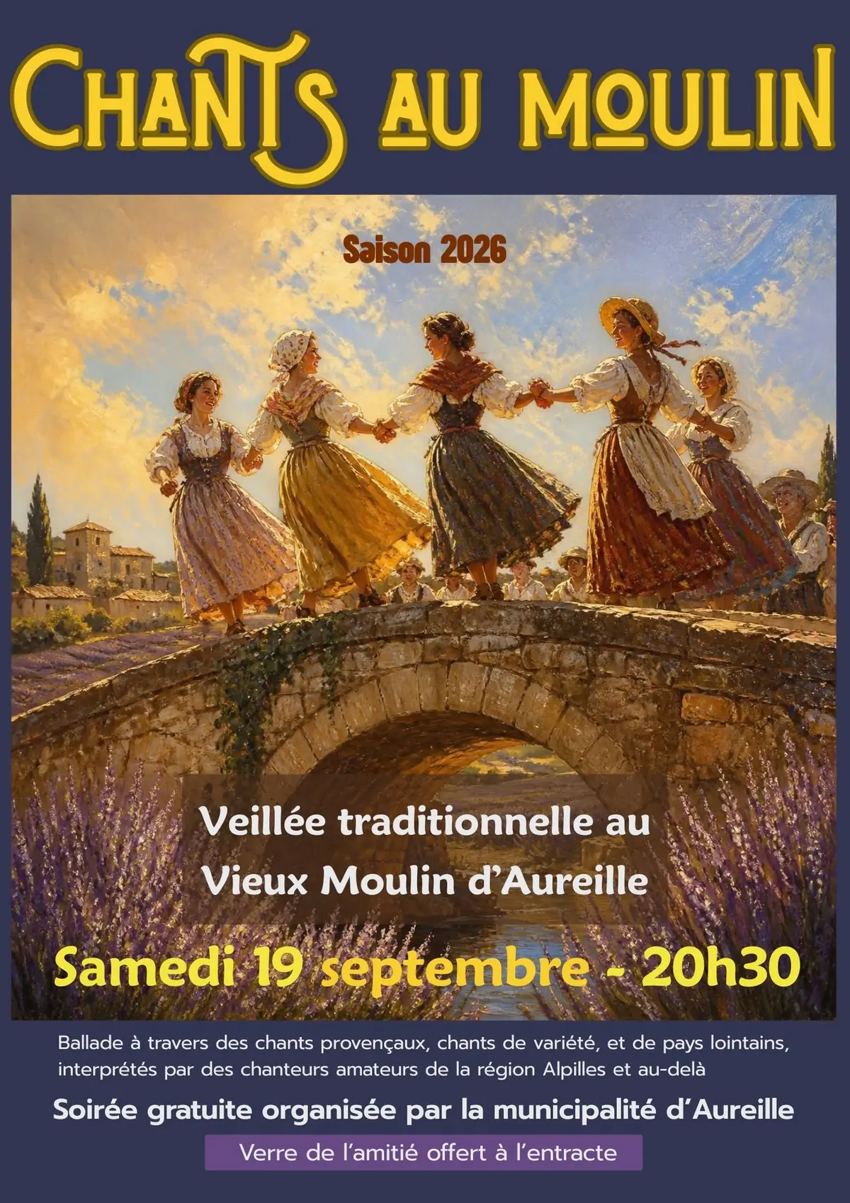 Veillée traditionnelle au Vieux Moulin d'Aureille