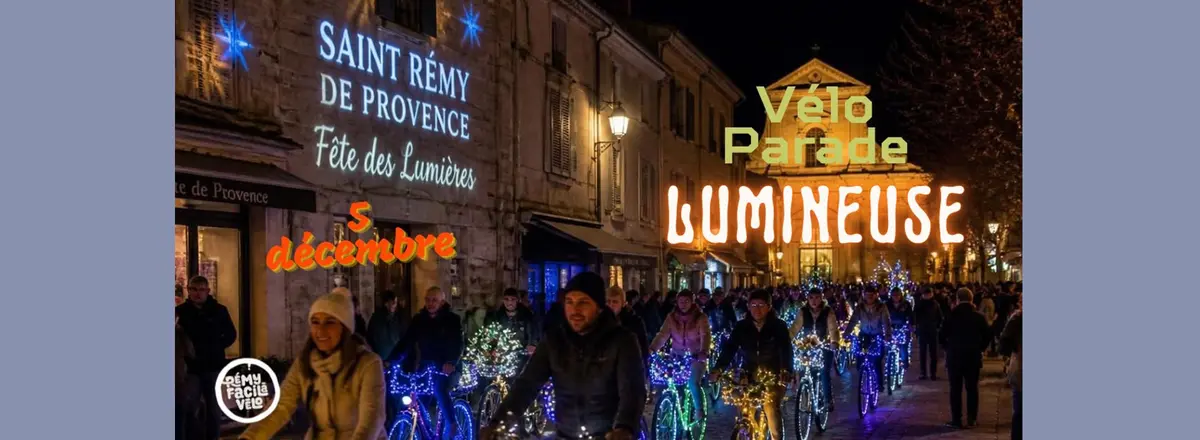 Véloparade des Lumières à Saint-Rémy-de-Provence