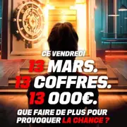 Vendredi 13 mars au Casino Barrière de Blotzheim