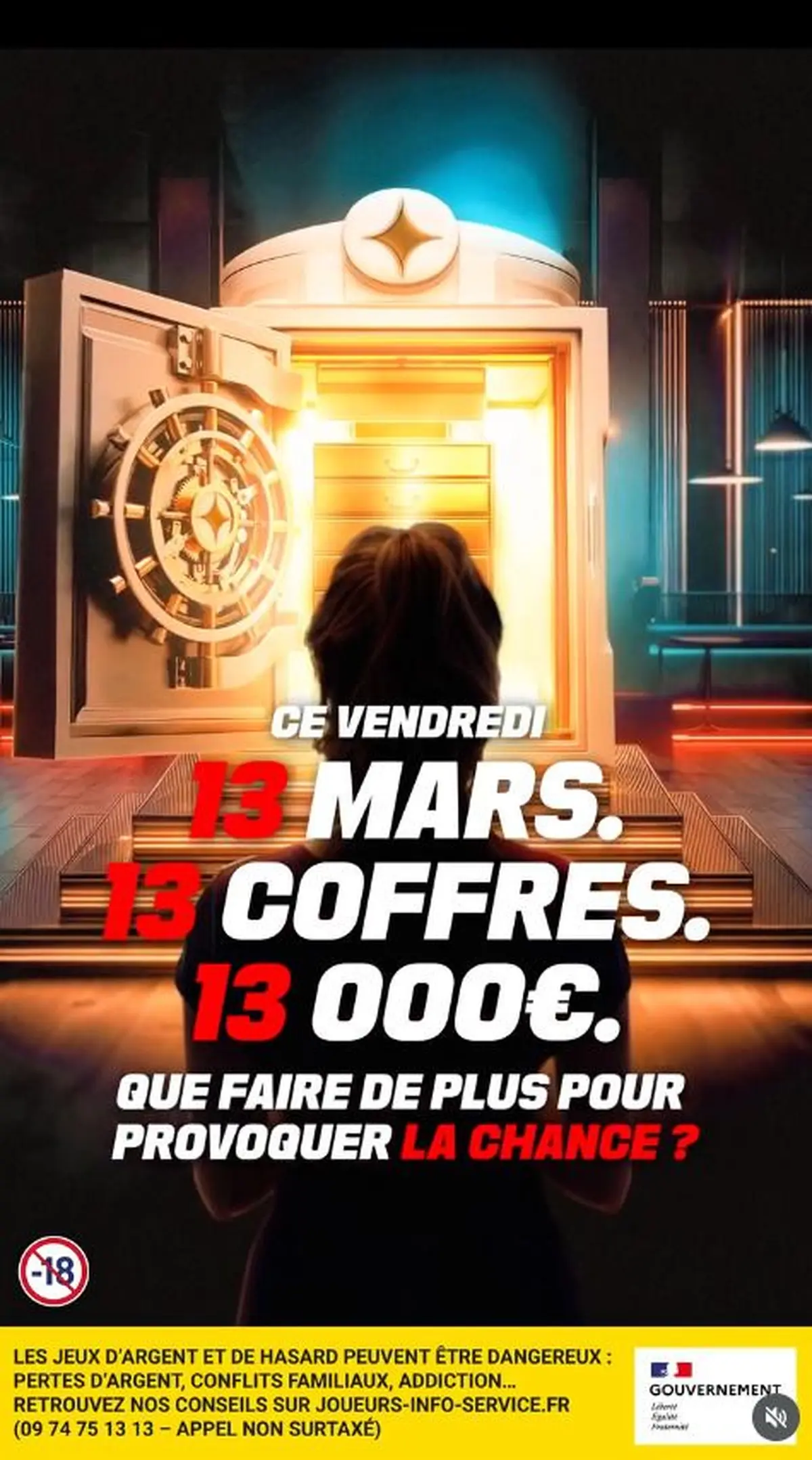 Vendredi 13 mars au Casino Barrière de Blotzheim