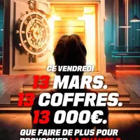 Vendredi 13 mars au Casino Barrière de Blotzheim DR