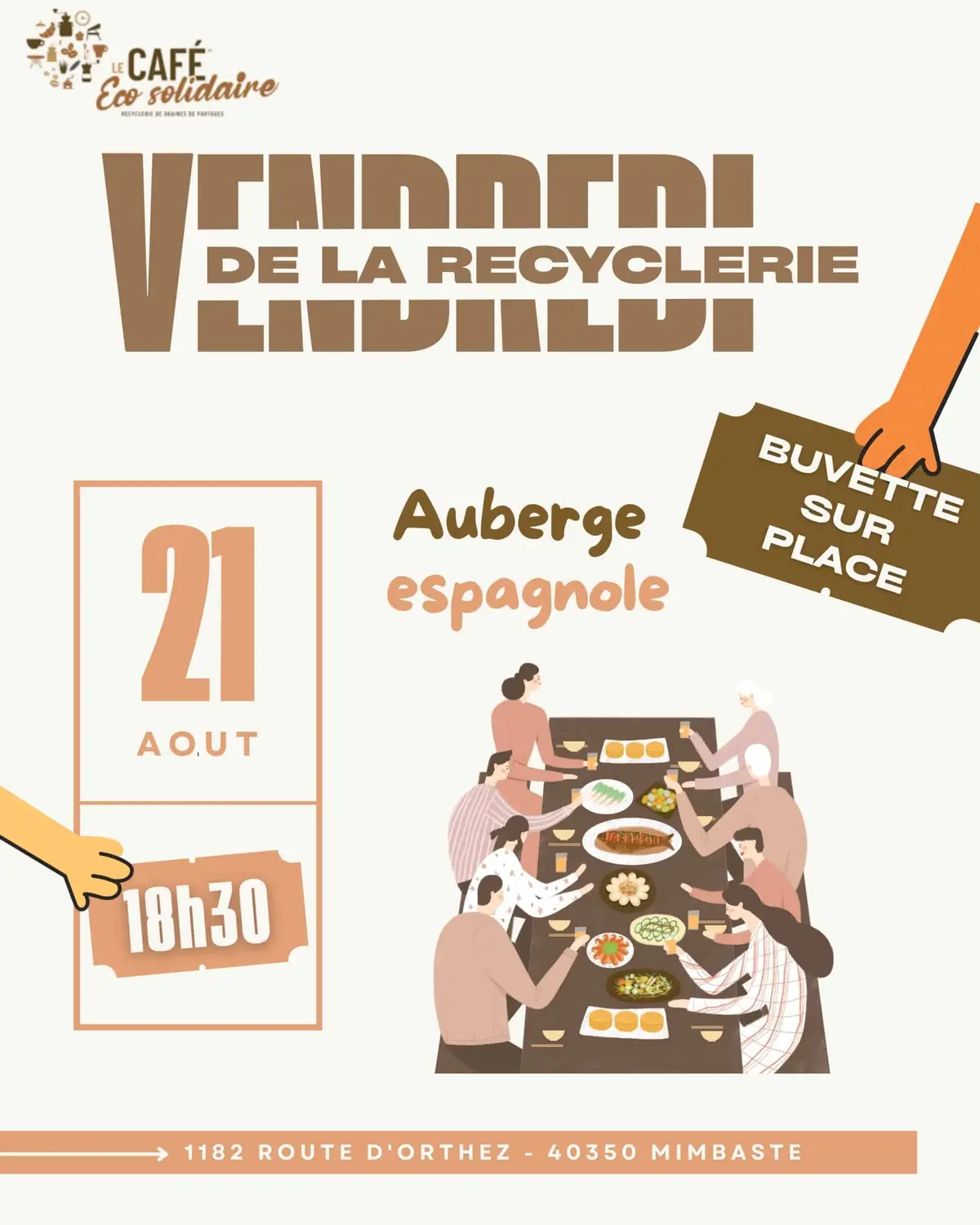Vendredi de la Recyclerie – Auberge espagnole
