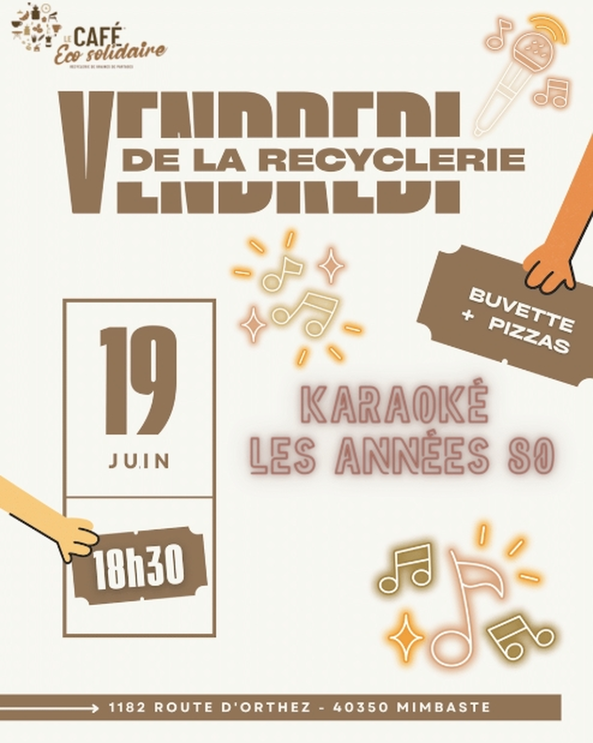 Vendredi de la Recyclerie : karaoké les années 80