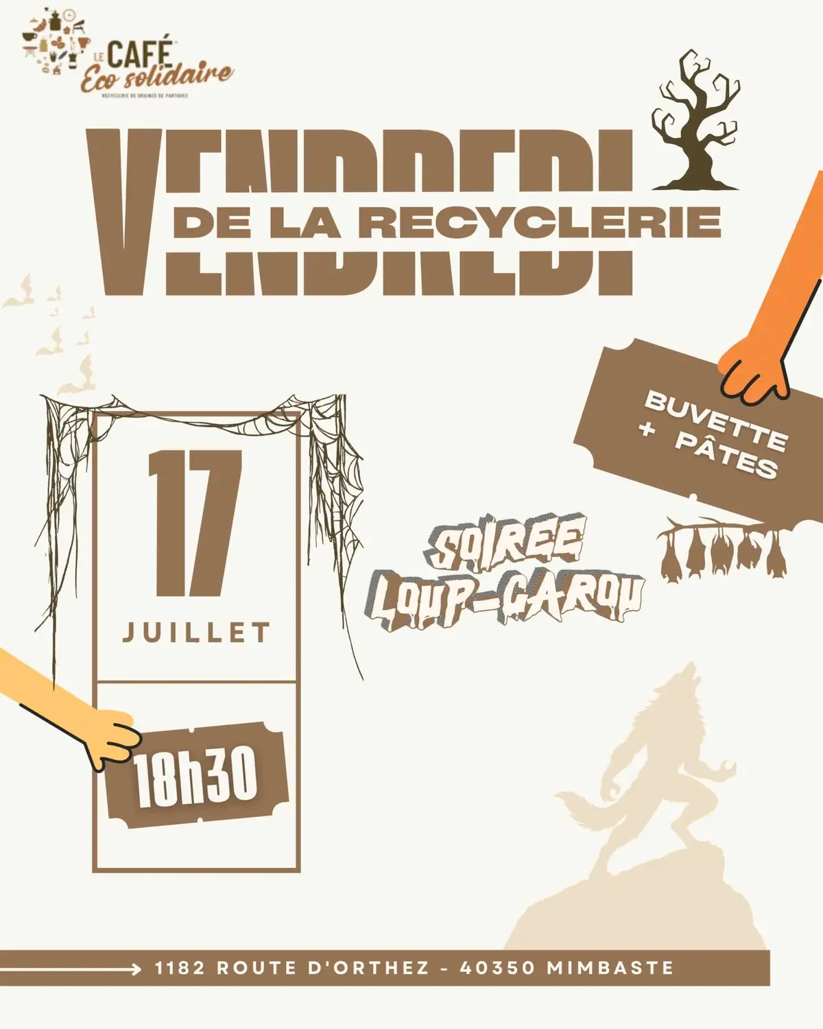 Vendredi de la Recyclerie – Soirée Loup-Garou