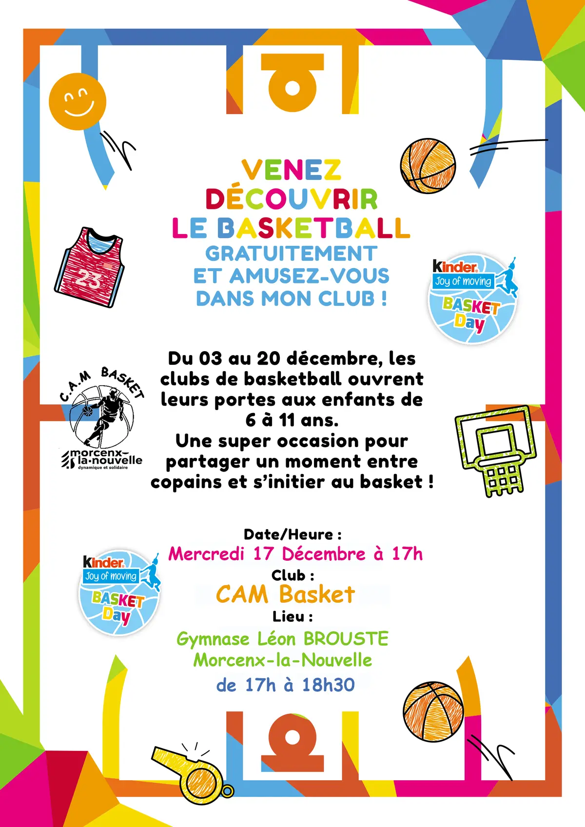 Venez découvrir le BaskeetBall et amusez-vous !