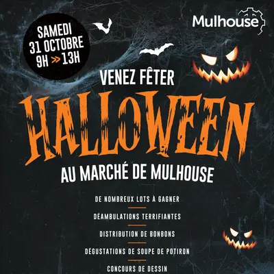 Venez fêter Halloween au Marché de Mulhouse