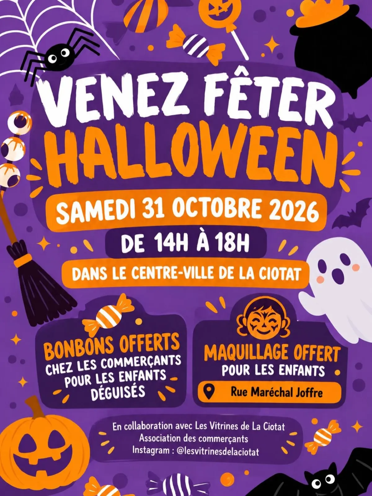 Venez fêter Halloween dans le centre-ville de La Ciotat