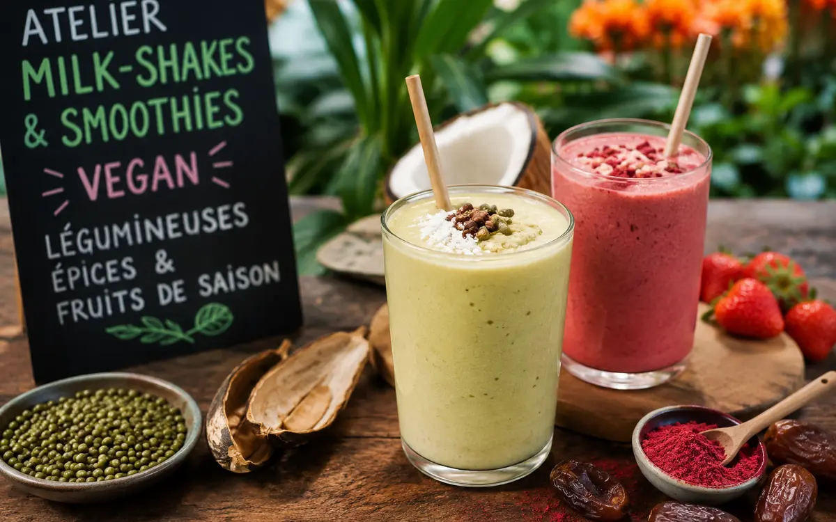 Venez réaliser vos milk-shakes et smoothies végan
