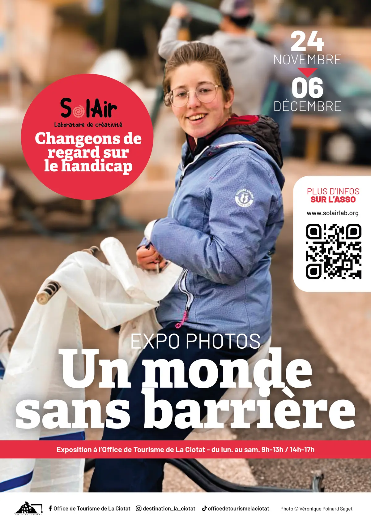 Venez voir l'exposition photographique un monde sans barrière proposée par l'association SolAir