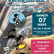 Vente au sac de vêtements d'occasion