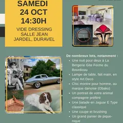 Vente aux enchères caritative à Duravel