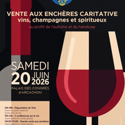 Vente aux enchères caritatives : vins, champagne et spiritueux