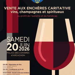 Vente aux enchères caritatives : vins, champagne et spiritueux
