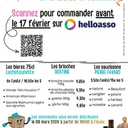 Vente de bières, saucissons et brioches artisanales